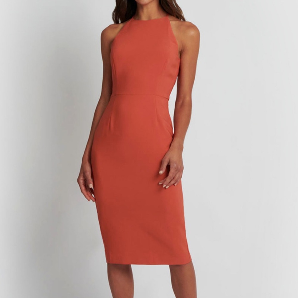 Forcast Terracotta Midi Dress